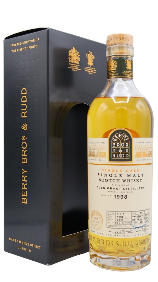 image 1 of Glen Grant - Berry Bros & Rudd - Single Cask No. 13214 1998 24 year old Whisky | Multi | 1