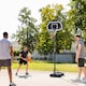 image 1 of HOMCOM Basketball Hoop and Stand with PE Backboard and Weight Base Height Adjustable 1.6-2.1m Portable on Wheels, Black