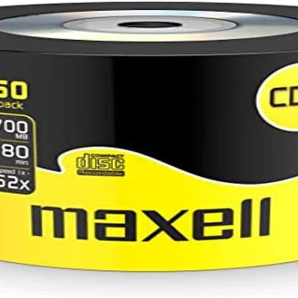Maxell CD-R80XL Cd Blank Disc  in Yellow