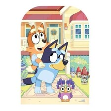 Bluey and Bingo At Home Child Stand In Cardboard Cutout 136cm