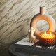 image 1 of Modern Marble Wallpaper in shades of Cream Multi