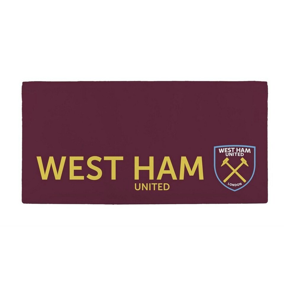 West Ham United FC Towel - Claret/Gold - One Size