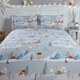 image 2 of Winter Town Polycotton Duvet Cover Set with Pillowcase Multi | Double