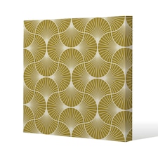 Geometric Shells (Canvas Print) 127 x 127 x 4cm