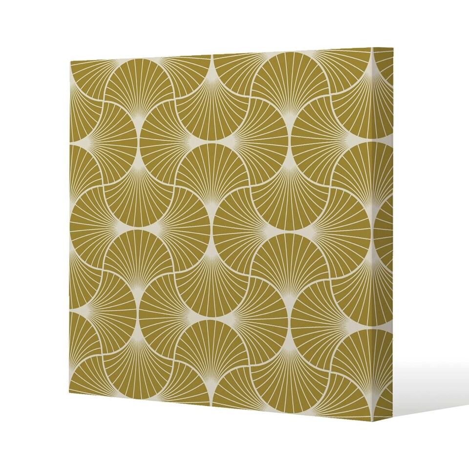 image 1 of Geometric Shells (Canvas Print) 127 x 127 x 4cm
