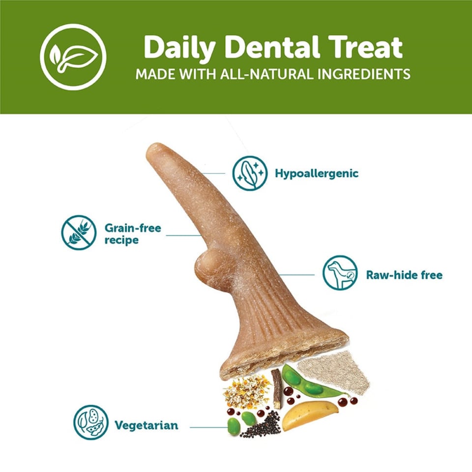 image 1 of Whimzees Antler Medium 12 Pack (Pack of 6)