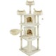image 1 of Yaheetech 175 cm Plush Cat Tower with Condos Beige