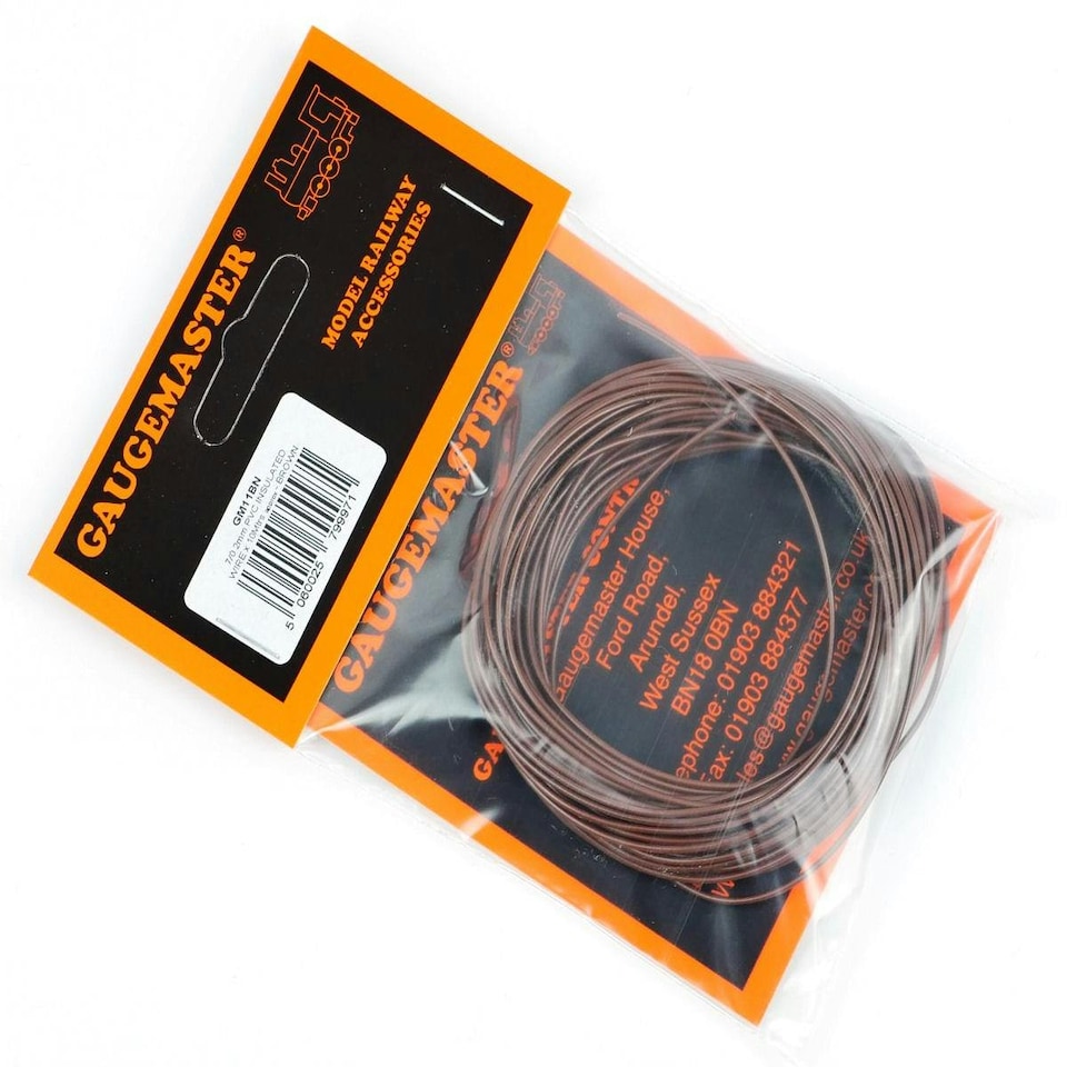 image 1 of Gaugemaster Electric Brown Wire (7 x 0.2mm) 10m