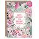 image 1 of Step Mum Elegant Modern Boho Wildflowers Pink Her Birthday Card