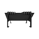 image 3 of Primrose Chic Steel Hex Metal Black Outdoor Fire Pit 58cm