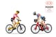 image 2 of Bruder bworld Road bike with cyclist Vehicle Playset