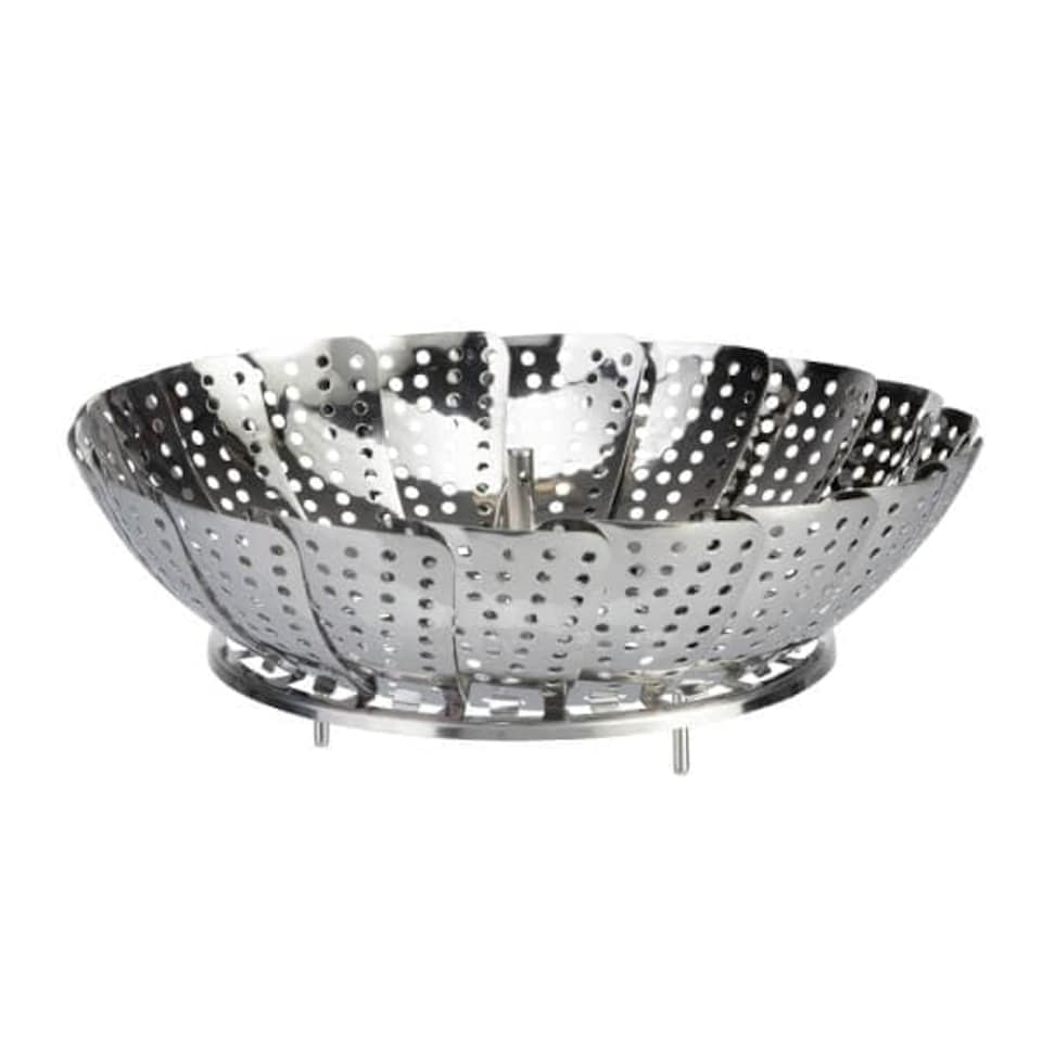 image 1 of Just The Thing 23cm Stainless Steel Collapsible Steamer Basket