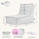 image 3 of Dolce Large Beanbag Outdoor Woven Natural Beige | Cream | Stone | 1