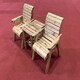image 2 of Deluxe Companion Set, Love Seat - W160 x D160 x H98 - Fully Assembled