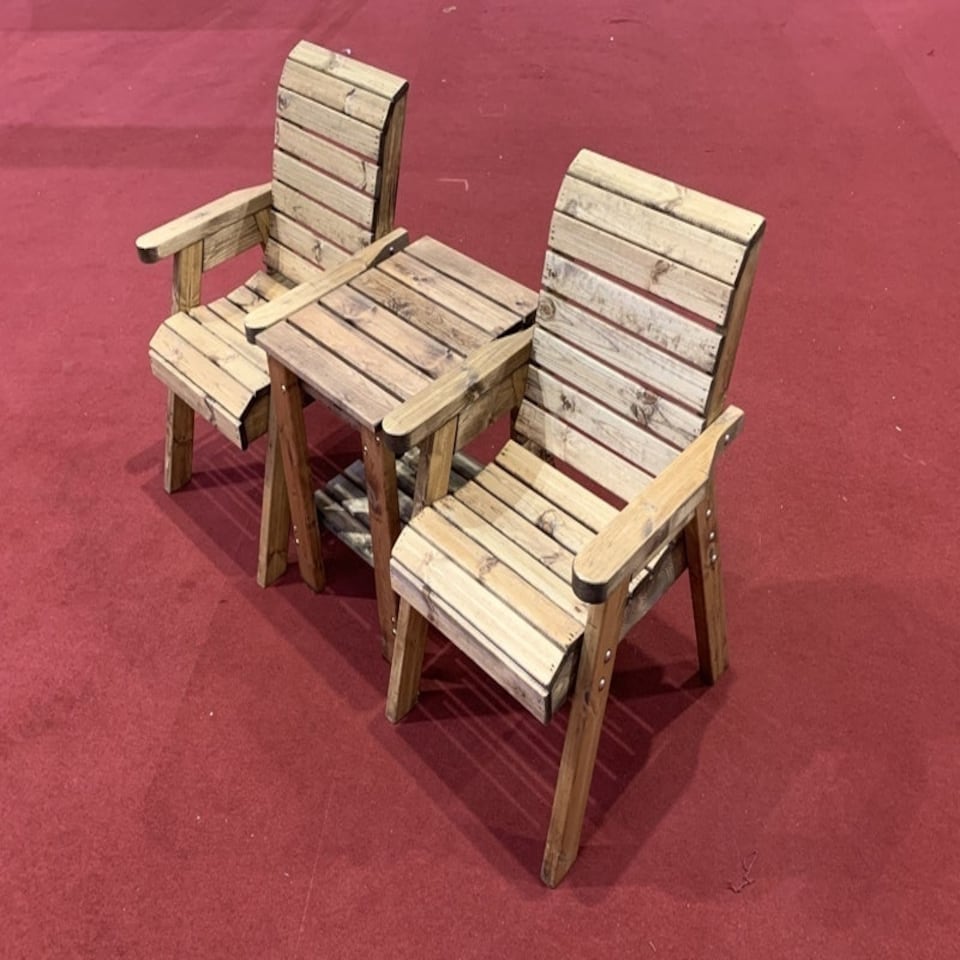 image 1 of Deluxe Companion Set, Love Seat - W160 x D160 x H98 - Fully Assembled