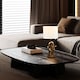 image 5 of Traditionally Designed Antler Resin Table Lamp Base in a Rustic Bronze Finish | Bronze | Bronze | 1