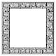 image 1 of Greek traditional meandor (Picture Frame) White | L