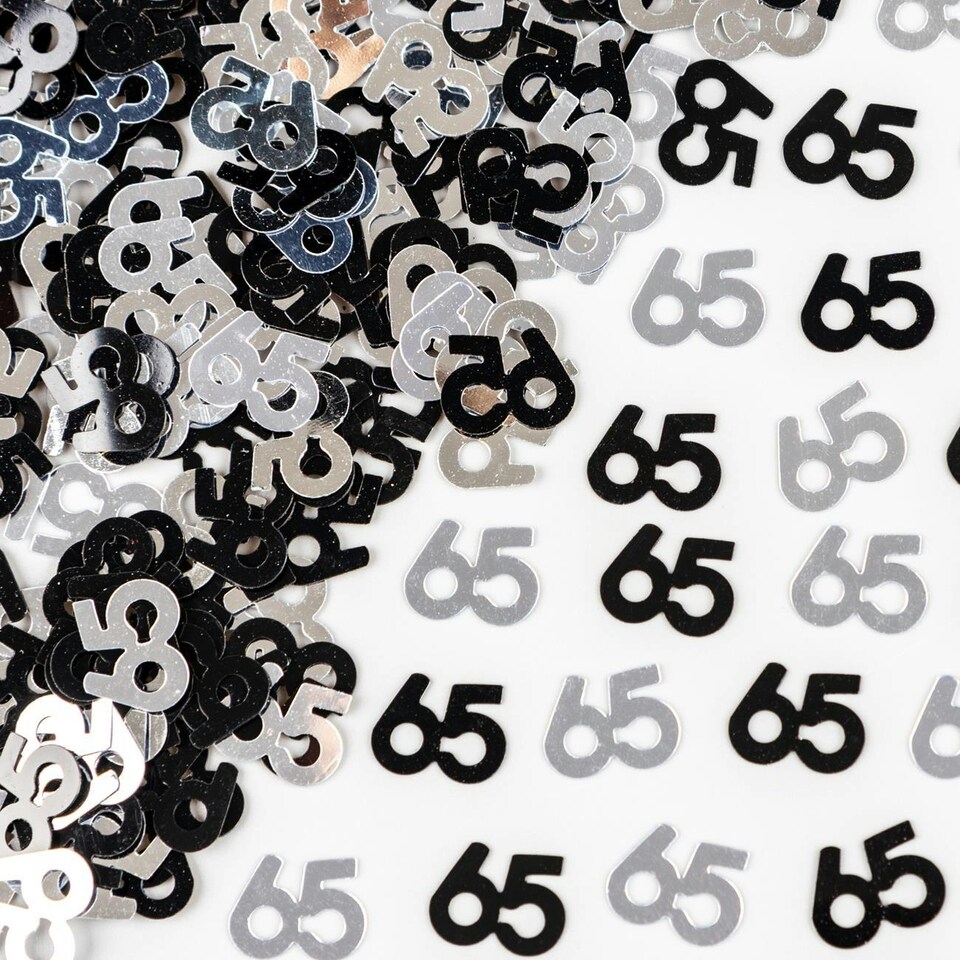 image 1 of 4 packs 65th Confetti