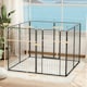 image 7 of PawHut Eight-Panel Dog Playpen with Door, for Indoor, Outdoor, 100cm Tall | Multi | Not provided