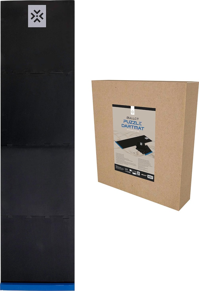 image 1 of Bullet Puzzle Mat Black / Blue