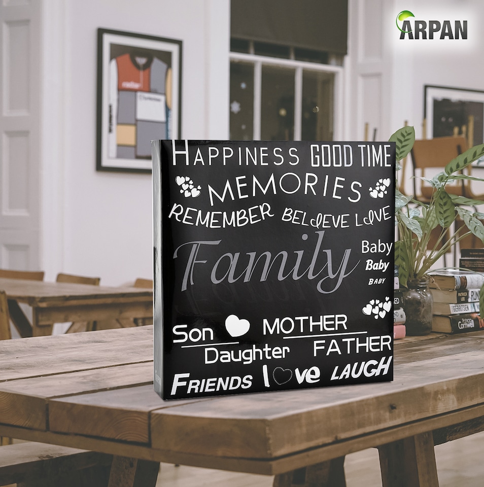 image 1 of ARPAN Large 3-Ring Binder Photo Album Holds 500 Photos 6x4" (10x15cm) – Slip In Pocket Picture Album for Wedding, Baby, Birthday, Family & Travel Memories