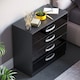 image 7 of Vida Designs Hulio 4 Drawer Chest of Drawers High Gloss Bedroom Storage, Black