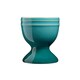 image 2 of Cooks Professional 4 Piece Egg Cup Set | Made From Durable Stoneware | Teal