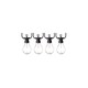 image 1 of Premier Festoon Lights 10 LED Bulbs White 4.5m