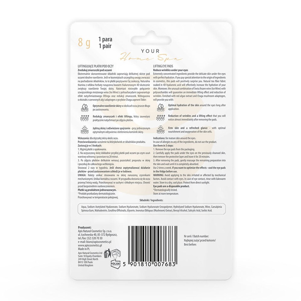 image 1 of Apis Lifting Eye Patches | 8g