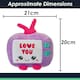 image 2 of TV Soft Toy Cute Plushie Huggable Cuddly Stuffed Toy Gift 20cm Purple