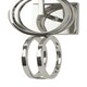 image 3 of Interiors by Premier Wall Lamp with Asymmetric Ring Base Silver