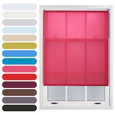 65cm Wide Daylight Roller Blind 165cm Drop | Pink | Fuchsia