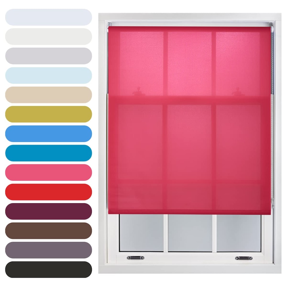 image 1 of 65cm Wide Daylight Roller Blind 165cm Drop | Pink | Fuchsia