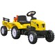 image 1 of HOMCOM Pedal Go Kart Ride on Tractor with Shovel & Rake Four Wheels Child Toy