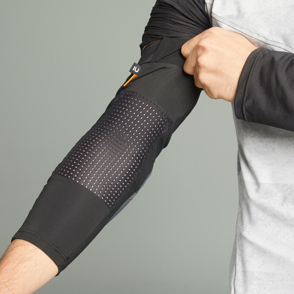 image 1 of Decathlon All-Mountain Enduro Mountain Biking Elbow Pads Feel D_Strong