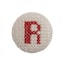 Red on White Letter R