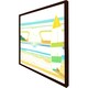 image 3 of Surf board on beach (Picture Frame) White | S