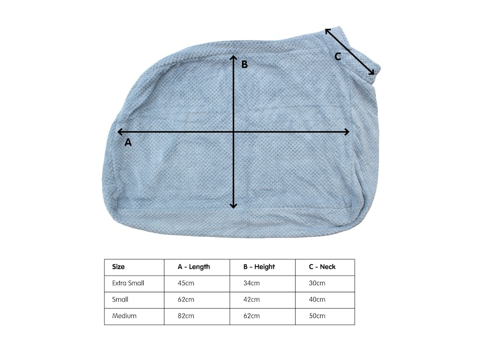 image 1 of Premium Microfibre Dog Drying Bag | Super Absorbent & Fast Drying Bathrobe Towel - Small / Sand