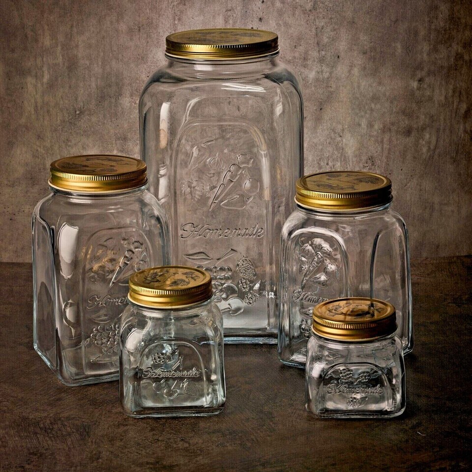image 1 of 300ml Single Homemade Storage Jar | Clear | 2