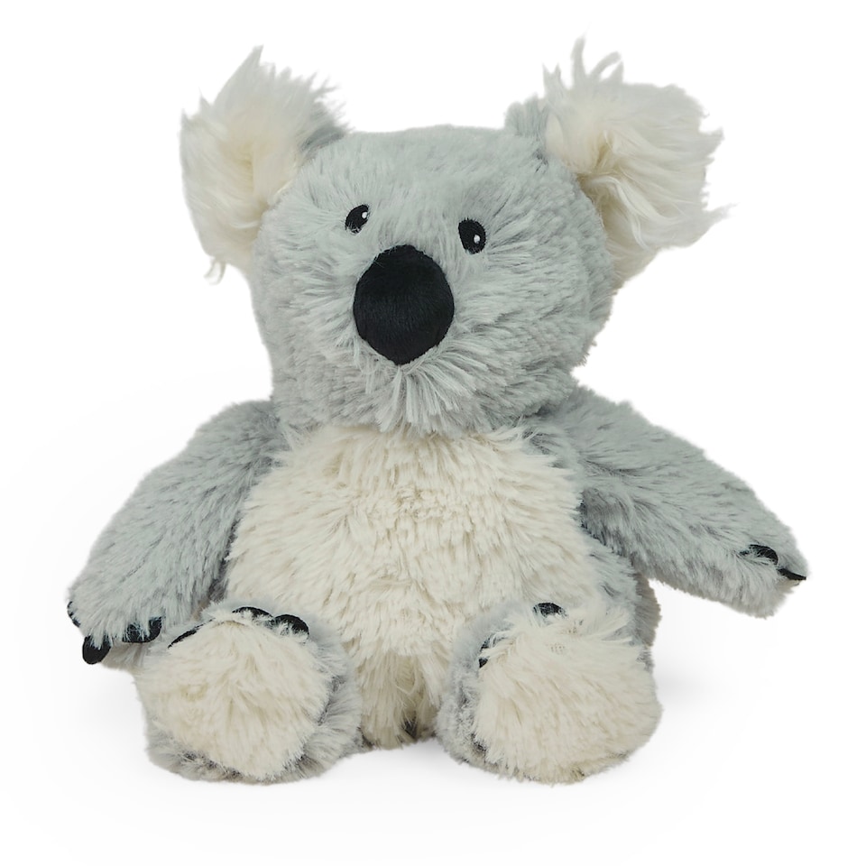 image 1 of Warmies Koala Junior Plush Microwavable Heat Pad, Hot or Cold Cuddly Plushie, Lightly Scented with French Lavender, Soft Microwave Heat Cushion