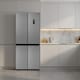 image 4 of HYE 418 Litre No Frost Cross Door American Fridge Freezer, 75cm, Silver - RF01AMCD430S03