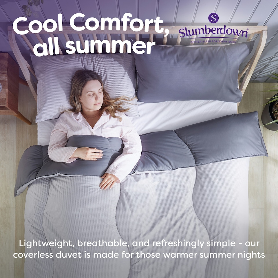 image 1 of Coverless Comfort 4.5 Tog Duvet, King White