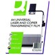 image 1 of Pack of 100 Clear Over Head Projector Films