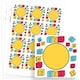 image 1 of Numbers Design 65mm Square Sticker sheet of 12