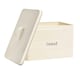 image 4 of Harbour Housewares Cream Vintage Metal Kitchen Bread Bin Kitchen Caddy Kitchen Storage Containers Canister