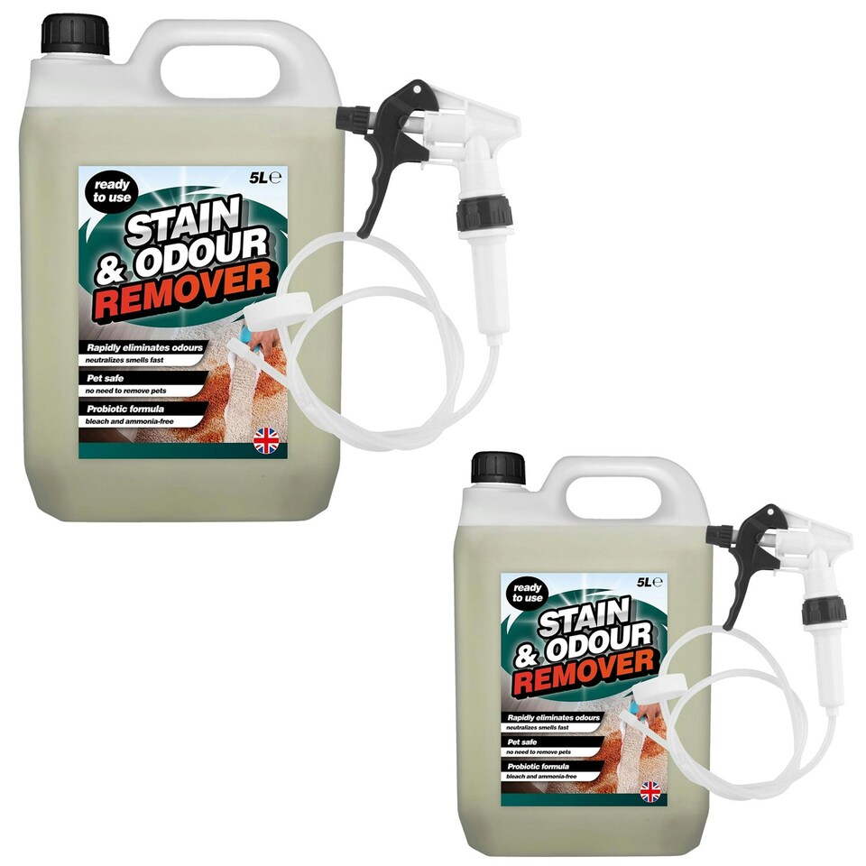 image 1 of 1 x 5L Stain & Odour Remover Pet Friendly With Convenient Long Hose Trigger