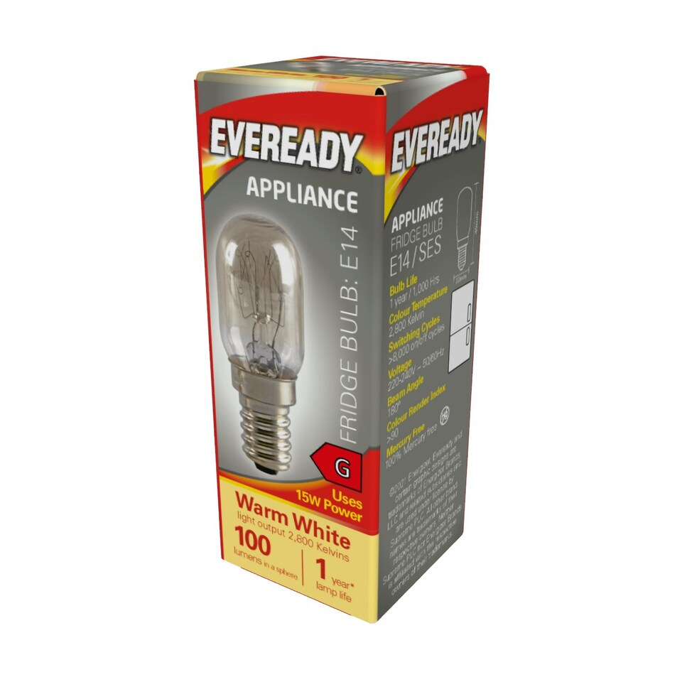 image 1 of Eveready Pygmy E14 100lm 15W 2800K (Warm White) Halogen Bulb - Pack of 1