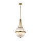 image 1 of Aster 3 Light Globe Ceiling Pendant Brass, E14