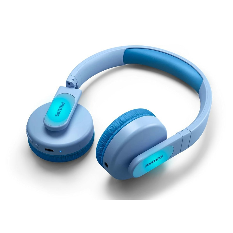 image 1 of Philips TAK4206 Kids Wireless Bluetooth On-ear Headphones Blue