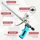 image 4 of SPARES2GO Expanding Foam Applicator Gun Caulking Sealing Filling Spray Tool Kit (for 750ml Threaded Connector Cans)